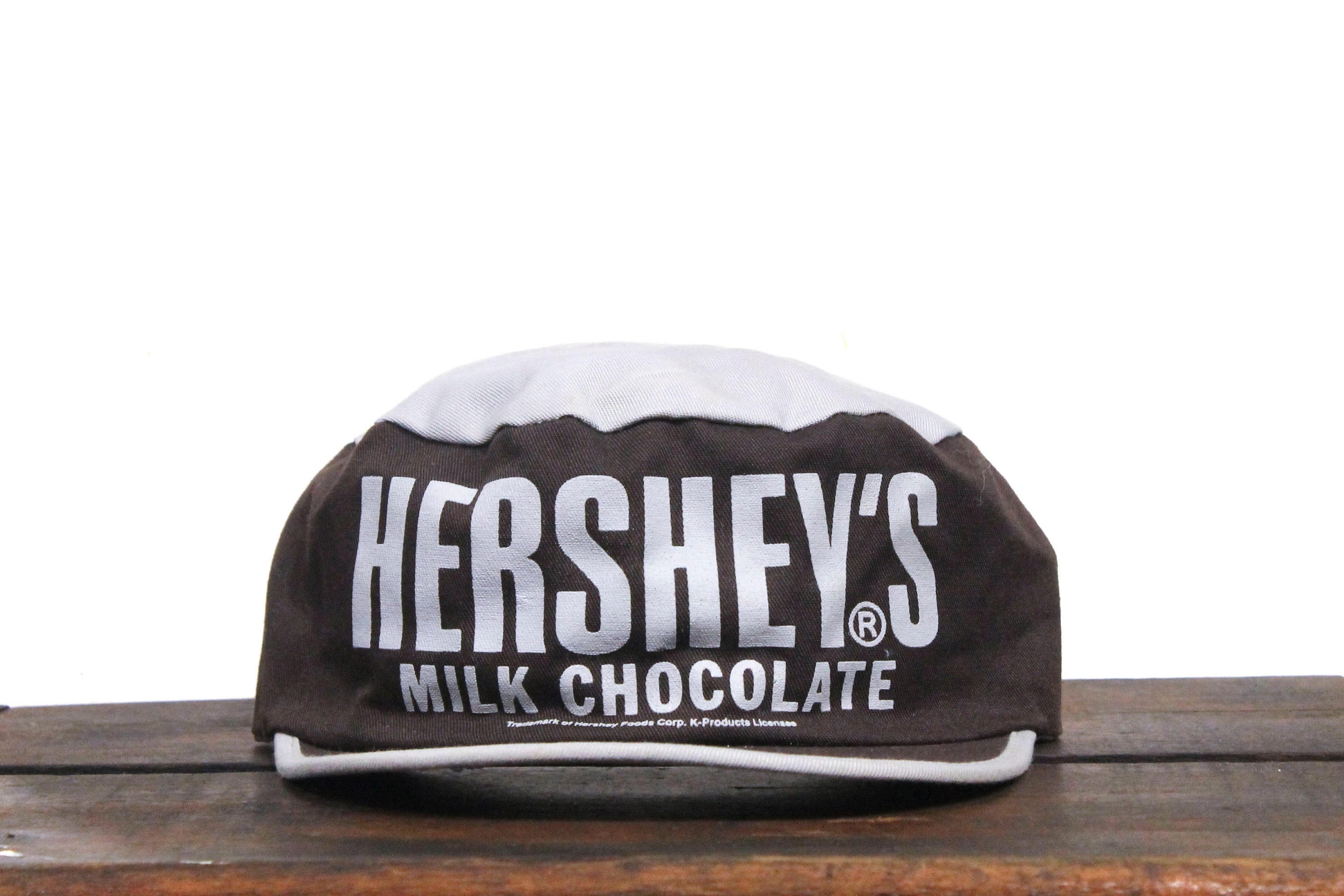 Vintage Hershey Baseball Cap with Tan Brim and Candy Character Embroidery Vintage Hershey main image 3