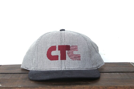 Vintage 90's Herringbone Pattern Black 