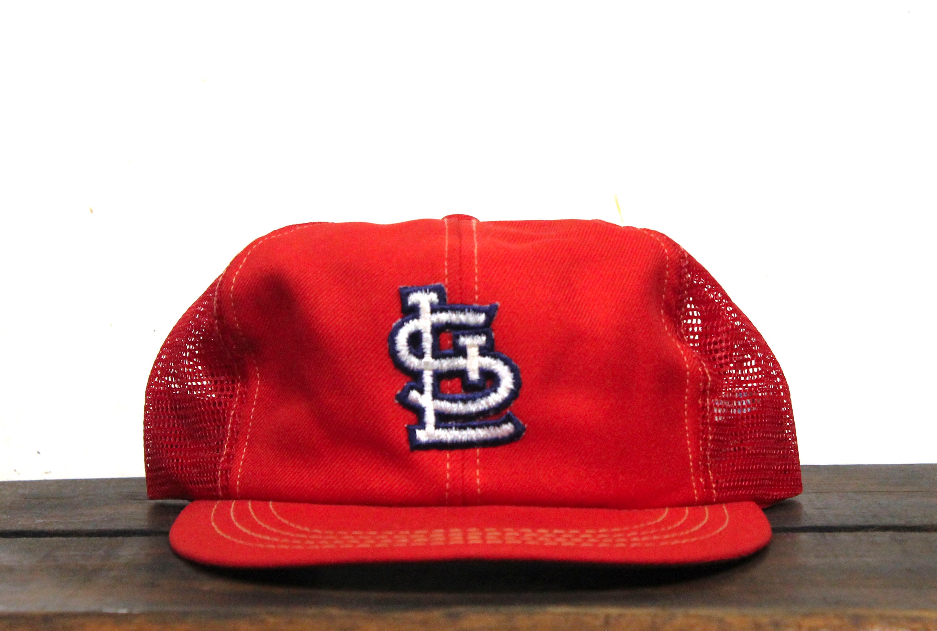 Vintage ST LOUIS CARDINALS Snapback Baseball Cap Hat Red