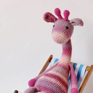 Amigurumi PATTERN Crochet Giraffe Toy Stuffed Animal DIY image 3