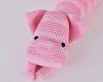 Amigurumi Crochet Pig PATTERN ONLY PDF Instant Download Soft Toy Stuffed Animal