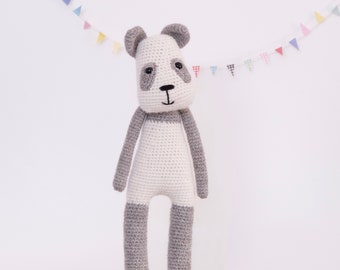 Crochet Amigurumi Panda PATTERN ONLY Pdf Instant Download Stuffed Animal Toy DIY