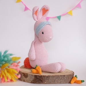 Crochet bunny PATTERN Amigurumi bunny craft DIY plushie