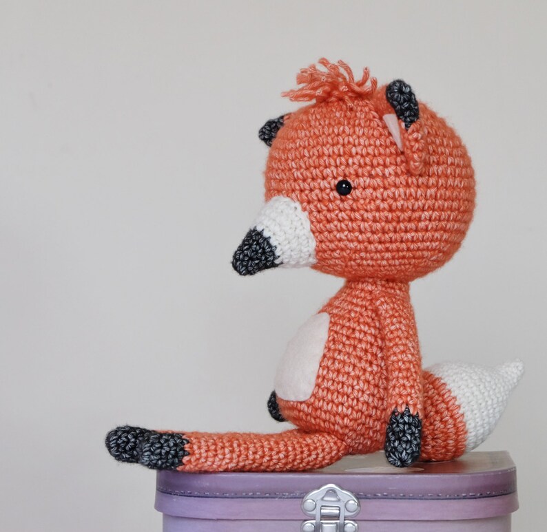 Crochet Amigurumi Fox and Wolf Pattern, DIY Stuffed Toy (PDF Pattern) image 4
