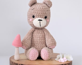 Amigurumi Teddy Bear Crochet Pattern, Plush Toy (PDF Pattern)