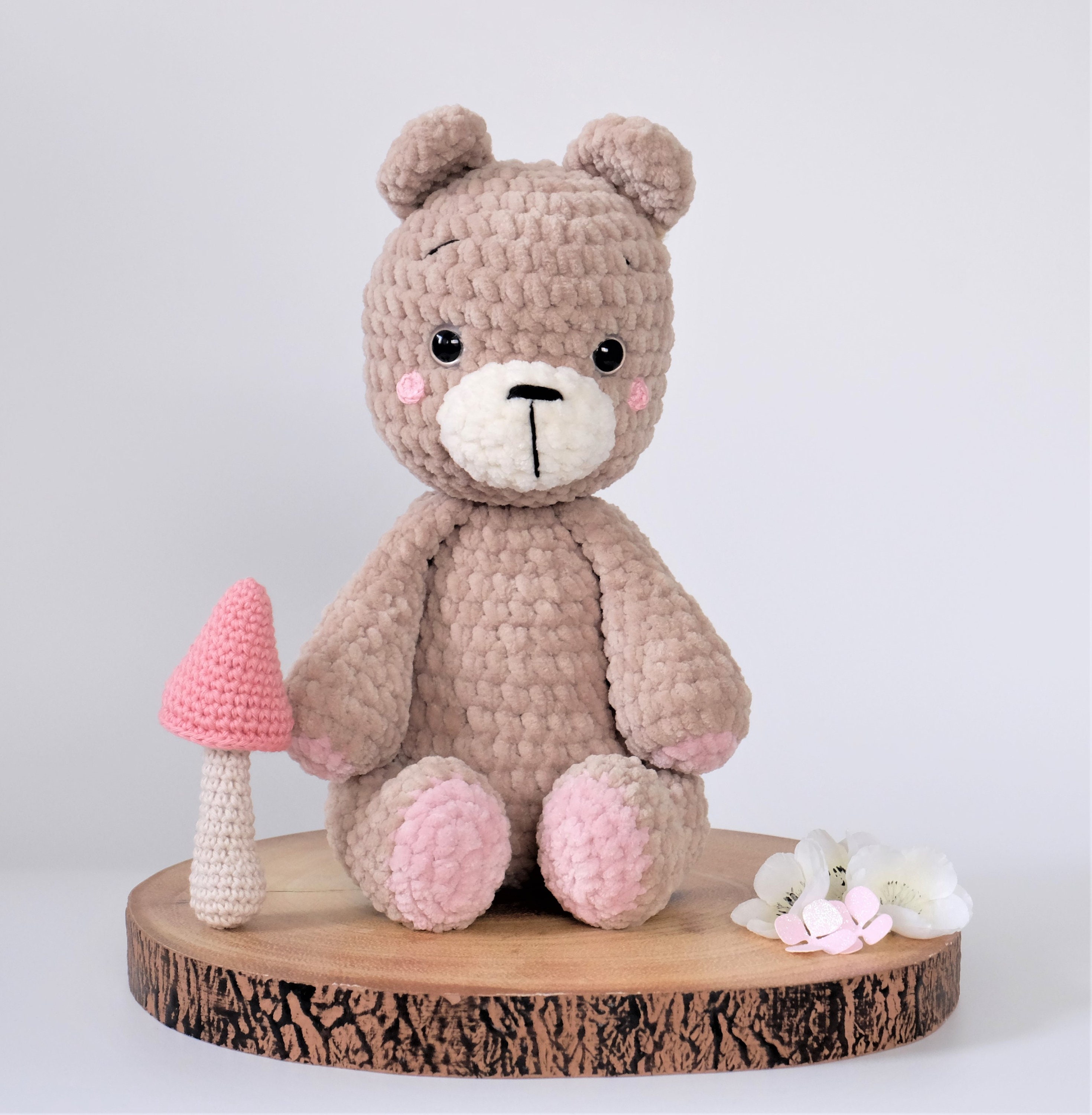 Amigurumi Crochet PATTERN ONLY Theo The Bear. Teddy Bear Crochet Pattern. Plush Toy