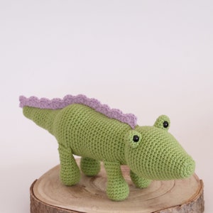 SOLO MODELLO Coccodrillo Amigurumi all'uncinetto Scarica in PDF Peluche regalo per bambini immagine 8