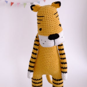 Amigurumi PATTERN Smudge the Tiger Crochet PDF Download diy Stuffed Animal Toy image 6