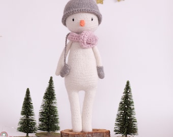 Amigurumi Snowman Crochet PATTERN ONLY PDF Tutorial