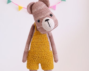 WZÓR Amigurumi Buddy the Bear Szydełkowanie PDF Pobierz diy Pluszowa zabawka