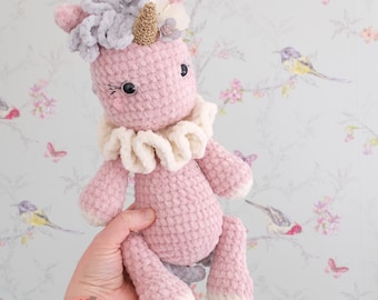 Crochet Unicorn Amigurumi PATTERN, Plush Toy (PDF)