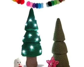 Amigurumi Crochet Christmas Tree PATTERN ONLY PDF Holiday Decoration