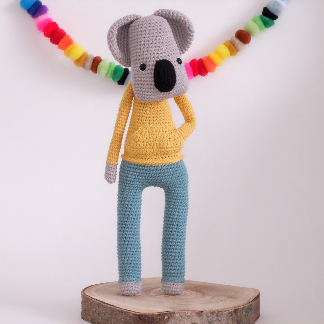Amigurumi Crochet Koala PATTERN ONLY PDF Instant Download Soft Toy ...