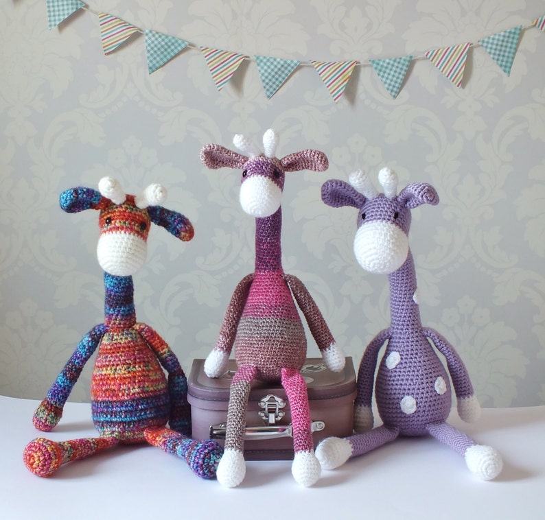 Amigurumi PATTERN Crochet Giraffe Toy Stuffed Animal DIY image 4