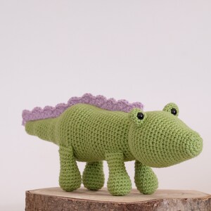 Crochet Amigurumi Crocodile PATTERN ONLY PDF Download Childrens Gift Stuffed Animal Toy image 10