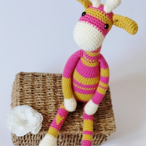 Amigurumi PATTERN Crochet Giraffe Toy Stuffed Animal DIY image 9