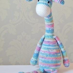 Amigurumi PATTERN Crochet Giraffe Toy Stuffed Animal DIY image 6