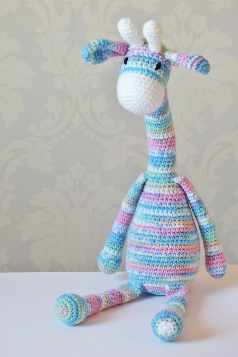 Amigurumi PATTERN Crochet Giraffe Toy Stuffed Animal DIY image 6