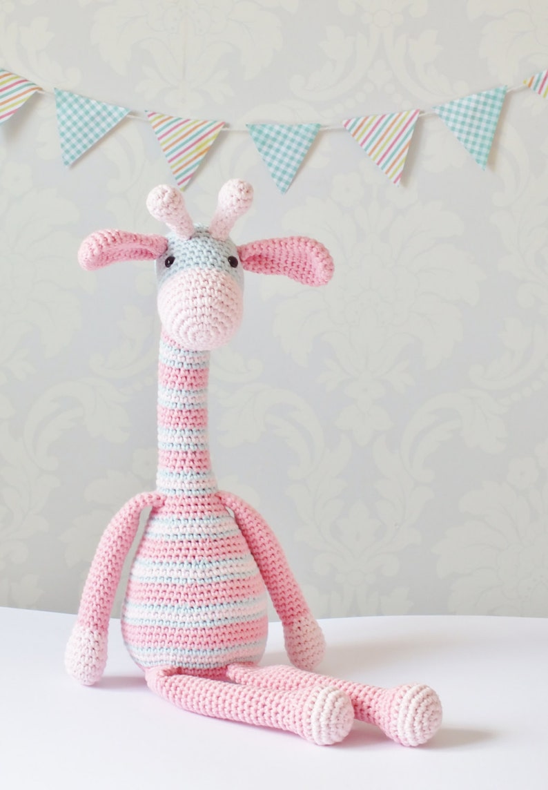 Amigurumi PATTERN Crochet Giraffe Toy Stuffed Animal DIY image 5