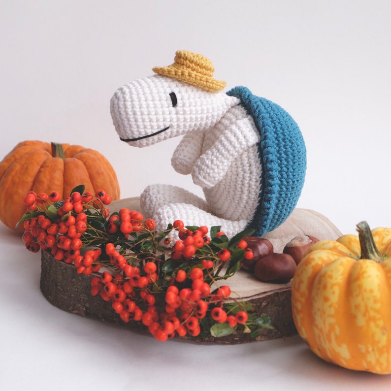 Crochet Amigurumi Tortoise PATTERN PDF Download Stuffed Toy Cute DIY image 3