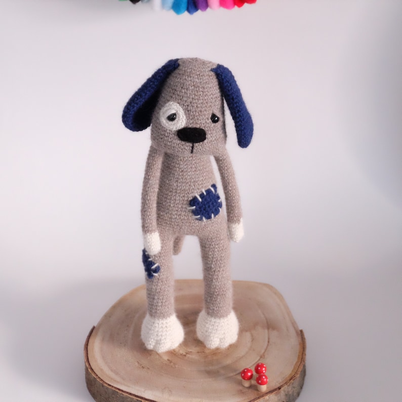 Amigurumi PATTERN Crochet Dog Download Stuffed Animal Toy image 8