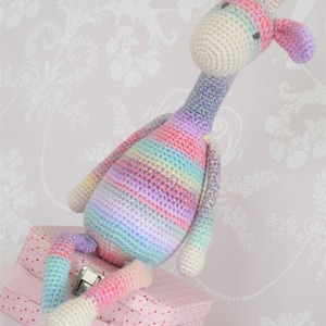 Amigurumi PATTERN Crochet Giraffe Toy Stuffed Animal DIY image 8