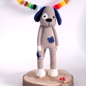 Amigurumi PATTERN Crochet Dog Download Stuffed Animal Toy image 3