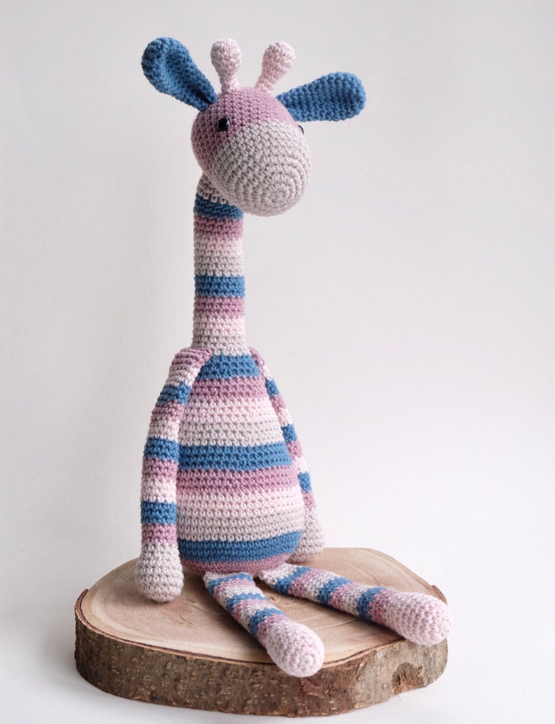 Amigurumi PATTERN Crochet Giraffe Toy Stuffed Animal DIY image 7
