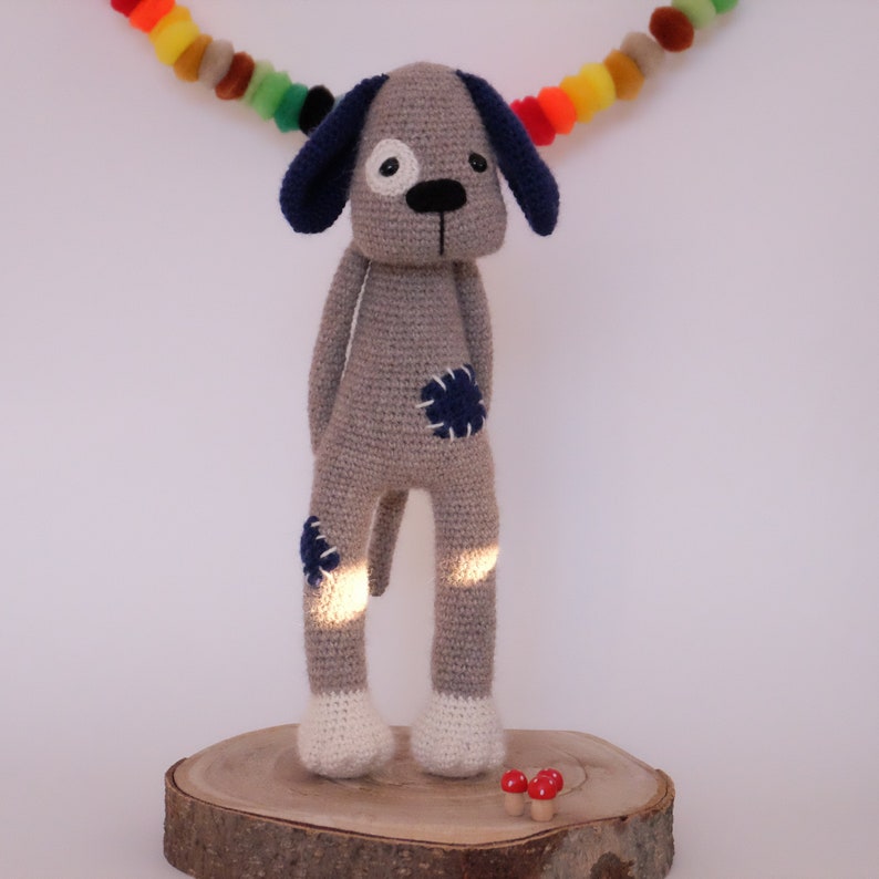Amigurumi PATTERN Crochet Dog Download Stuffed Animal Toy image 5