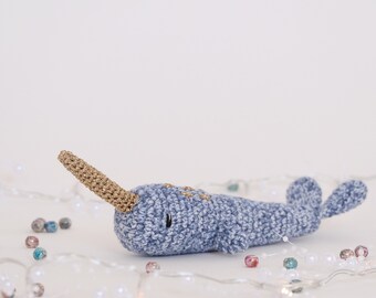 Amigurumi Crochet Narwhal PATTERN ONLY PDF Download
