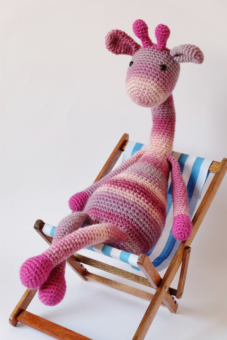 Amigurumi PATTERN Crochet Giraffe Toy Stuffed Animal DIY image 3