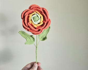 Crochet PATTERN Ranunculus flower
