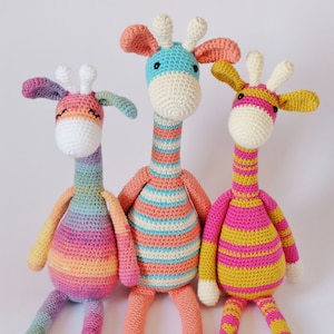 Amigurumi PATTERN Crochet Giraffe Toy Stuffed Animal DIY image 10