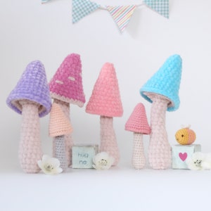 Amigurumi Pattern. Crochet Pattern. Mushroom Crochet Pattern. Toadstool Plush. PDF ONLY.