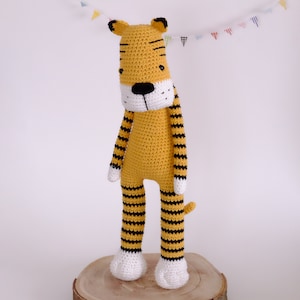 Amigurumi PATTERN Smudge the Tiger Crochet PDF Download diy Stuffed Animal Toy image 10