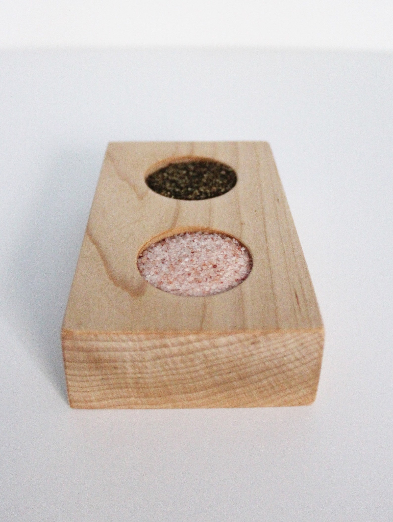 Wooden Salt and Pepper Holder Salt and Pepper Shaker Etsy