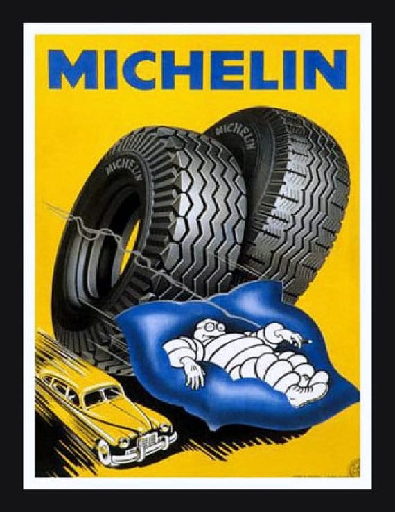 Michelin Mann Verlegung auf Kissen Bibendum Werbung Reifen - Etsy Schweiz