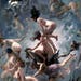 Witches Going to their Sabbath, 1878, Luis Ricardo Falero, Nudes, Goat, Skeleton, gothic art, nude females, 11x14' Cotton Canvas Print 