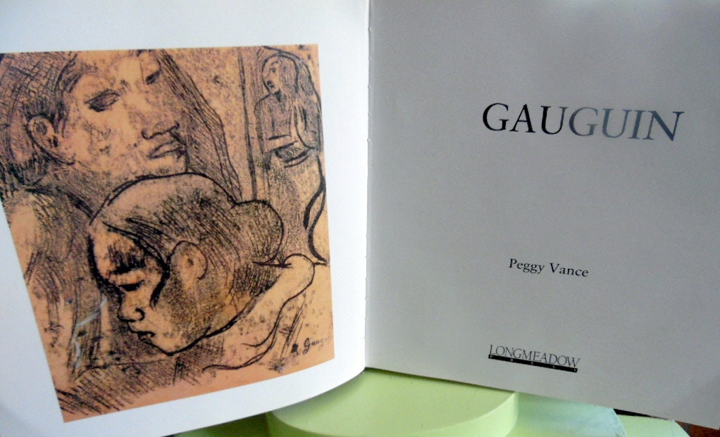 Paul Gauguin Art Book by Peggy Vance 1992 Full Color Book - Etsy