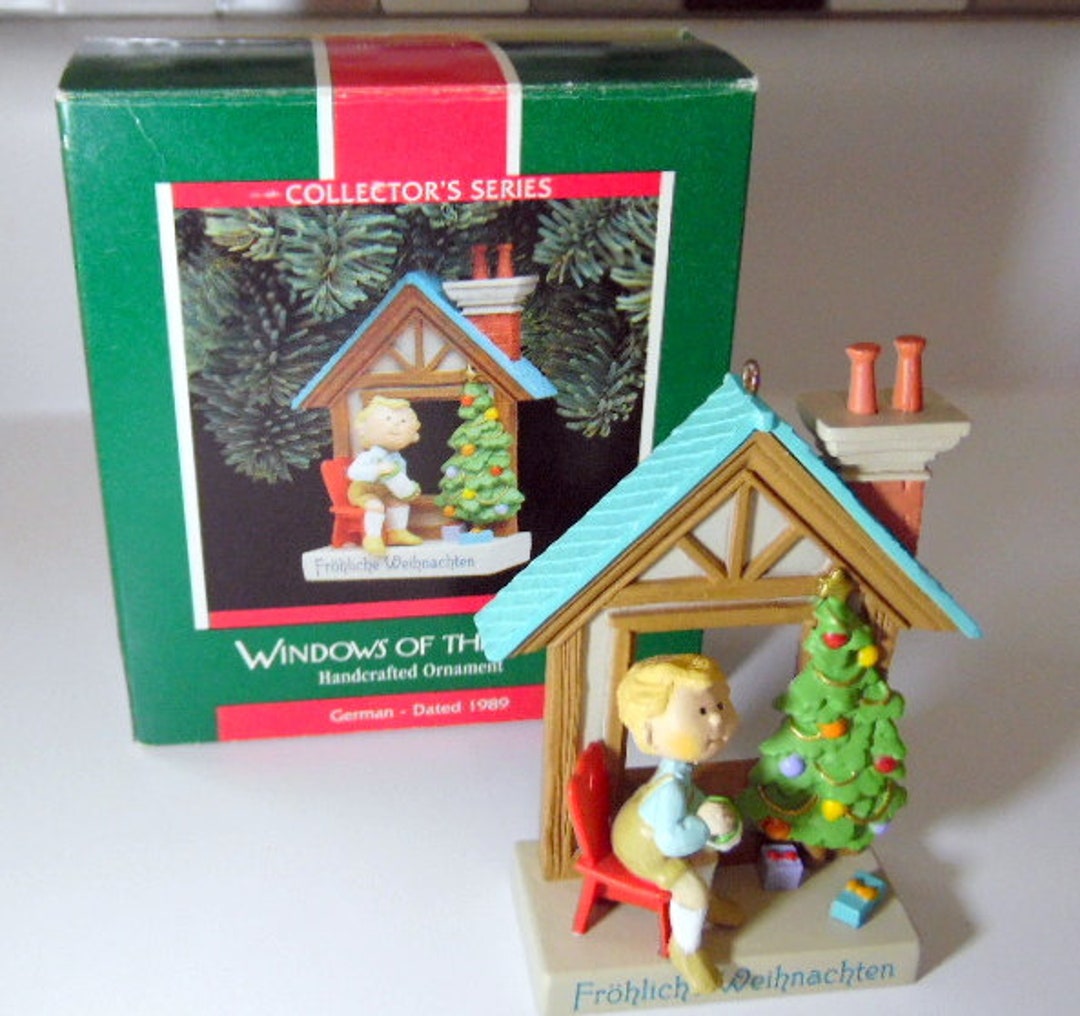 1989 Hallmark Collector Series Ornament Windows to the World - Etsy