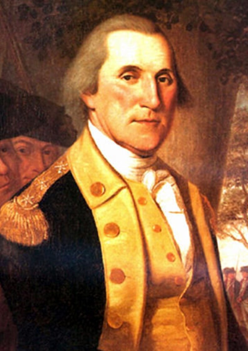 Portrait of Washington 17871790 James Peale 1st US Etsy