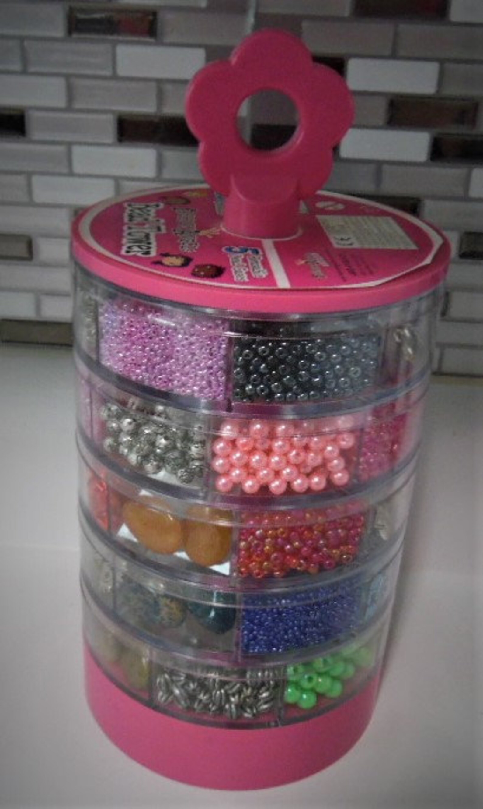 Bead Tower With 18000 Beads 5 Layers 8 Slots Each Layer Etsy