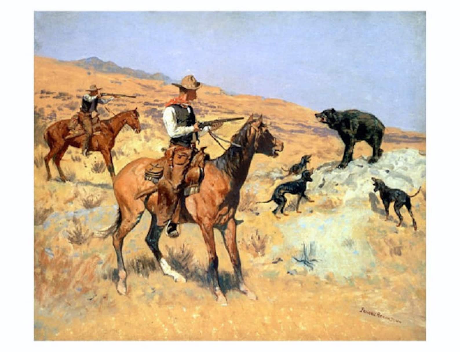 his-last-stand-frederic-remington-1890-cowboy-cowboy-art-western