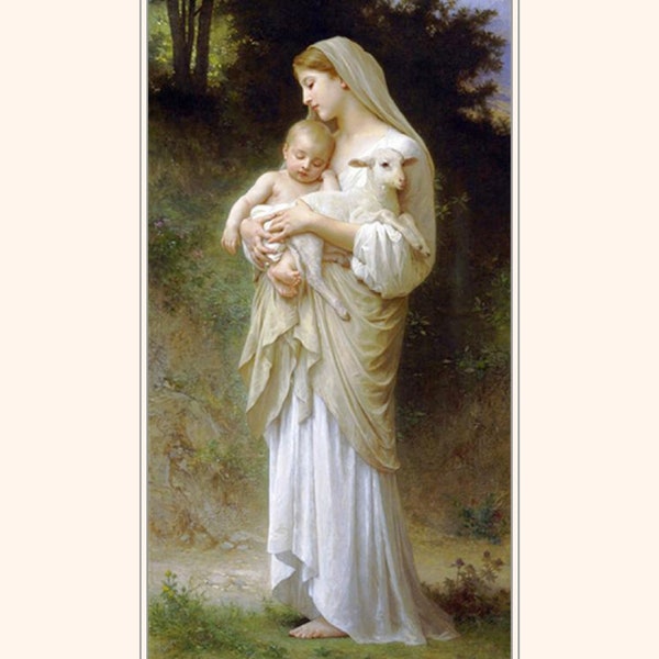 William Bouguereau the Pieta Etsy