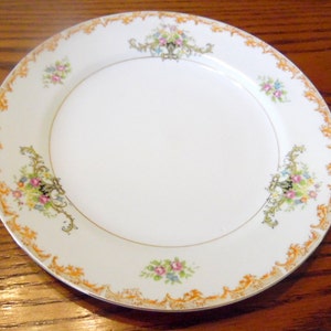 Hand Painted porcelain plate, Made japan, 10&quot;, good used condition,kitchen collectibles made japan plates