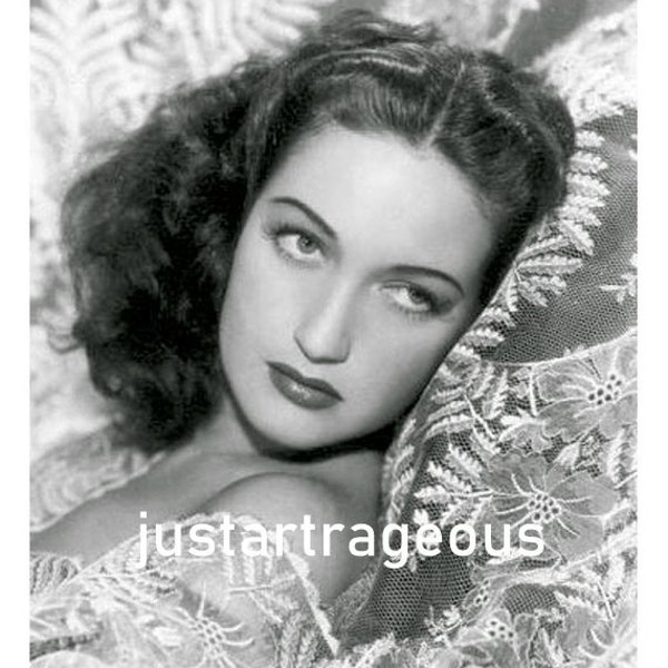 Portrait of Dorothy Lamour, Movie Star, Actress, Big Band Singer, Hollywood pin ups, vintage Hollywood,  8x10" premium poster paper,