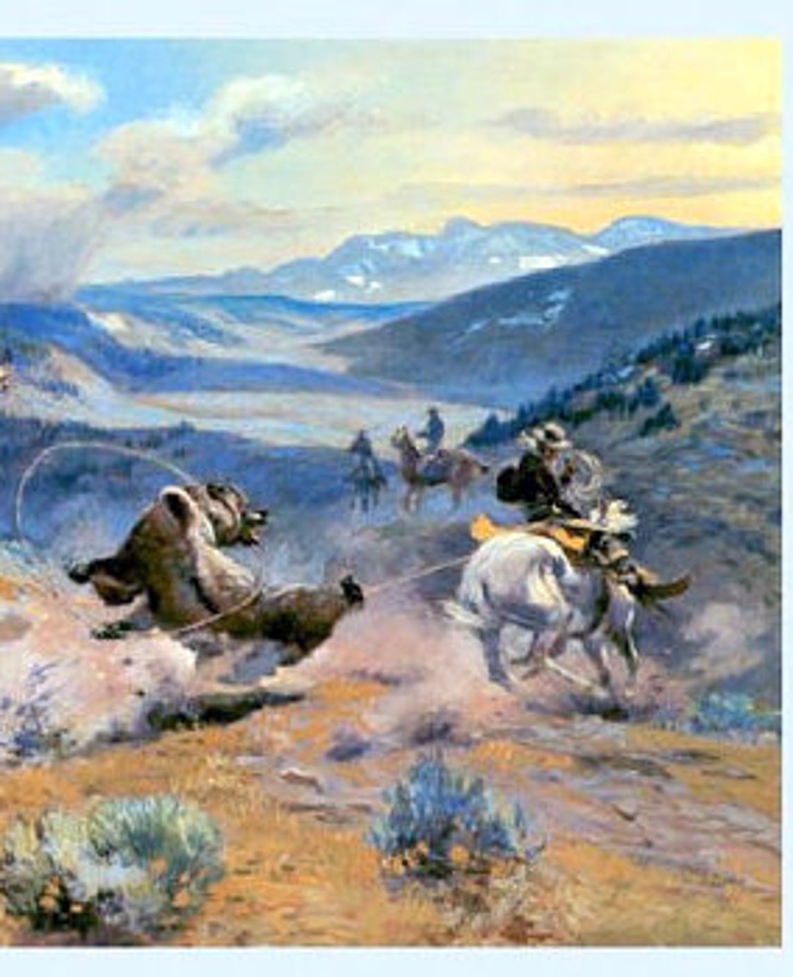 Loops and Swift Horses Are Surer Than Lead 1916 Charles M - Etsy