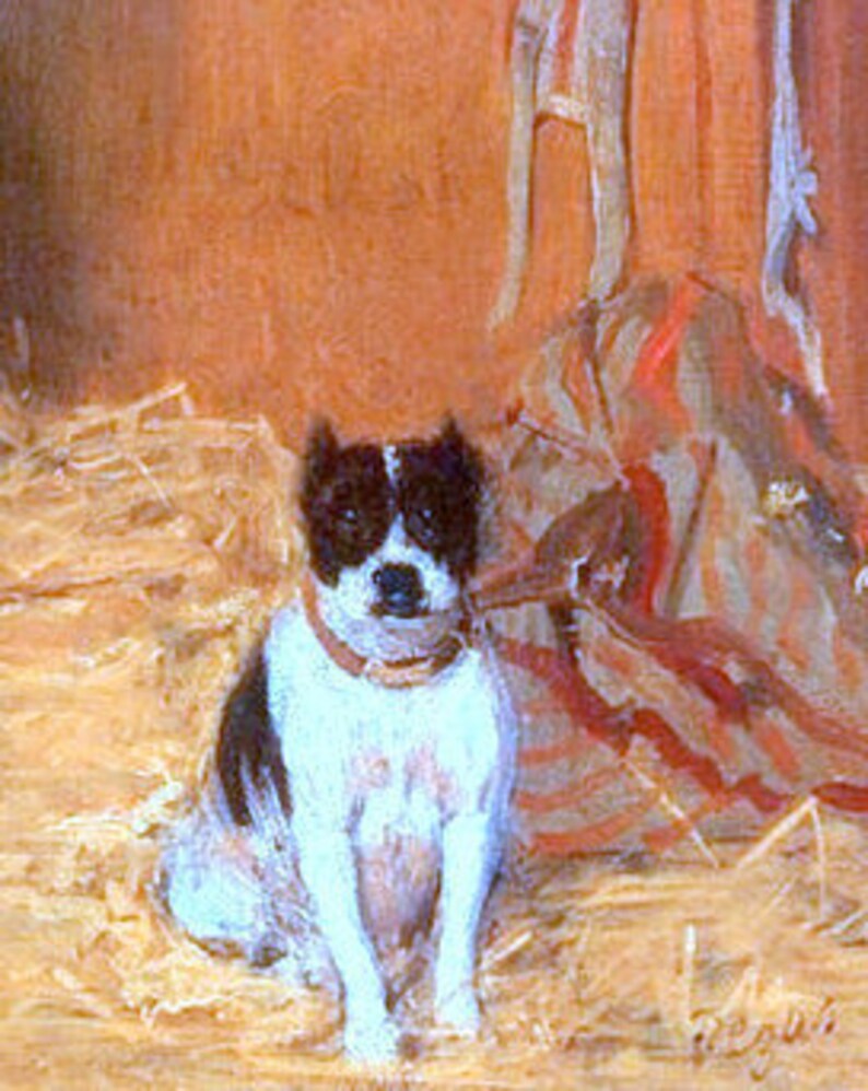 At the Stables Horse and Dog Art Print 1861 Edgar Degas Etsy