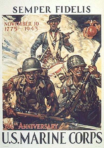 Semper Fidelis, US Marines, 1943, Military, Recruitment