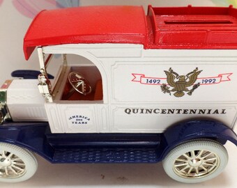 Ertl replica ford 1913 cheap model t van bank